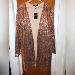 Forever 21 Sequin Cardigan